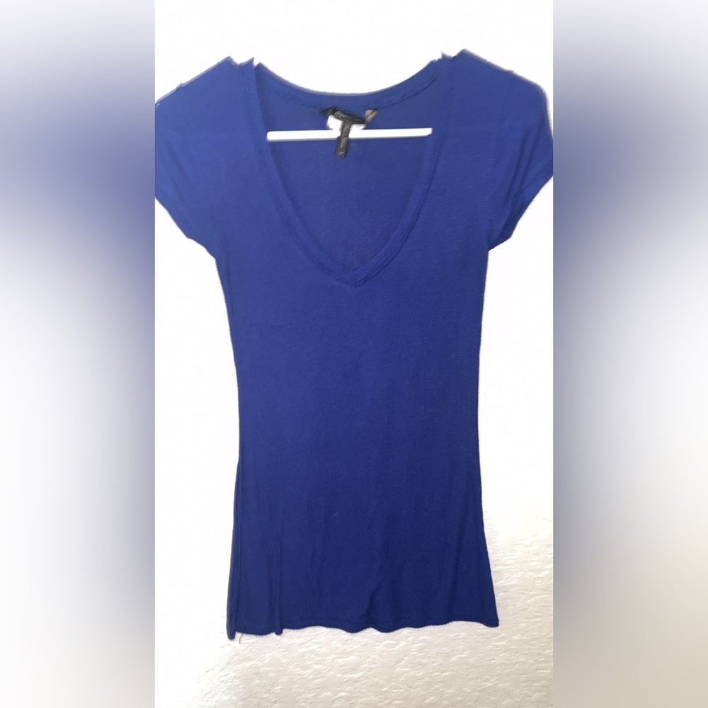 BCBGMaxAzria Royal Blue Short Sleeve Top